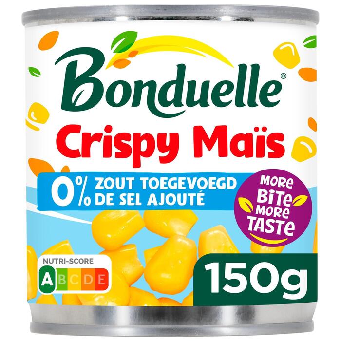 Bonduelle Crispy mais 0% zout (Blik, 150g)