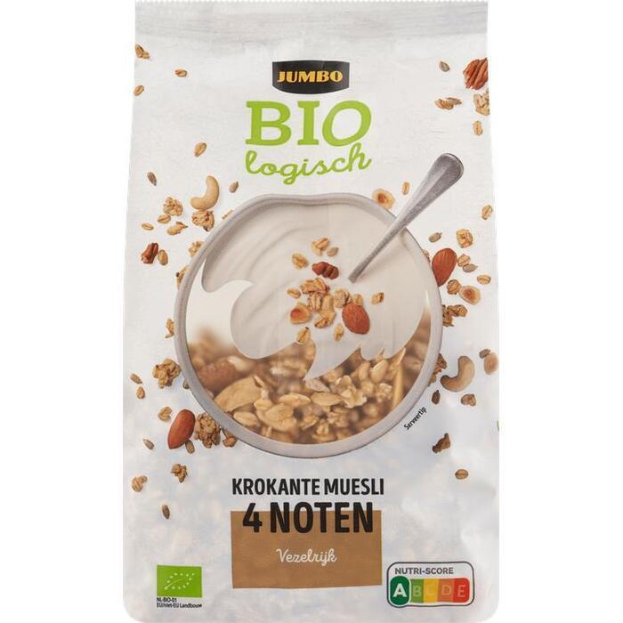 Jumbo Bio Krokante Muesli 4 Noten 350g (350g)