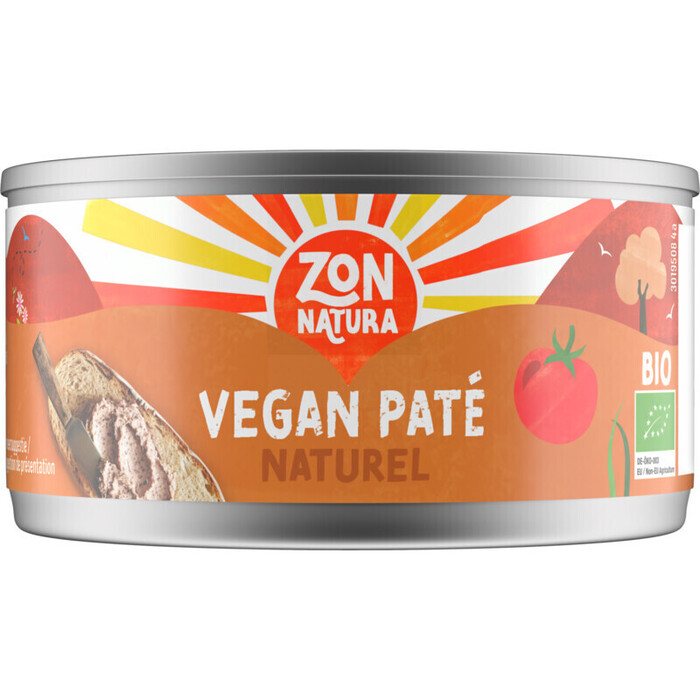 Zonnatura Vegetarische paté naturel (125g)