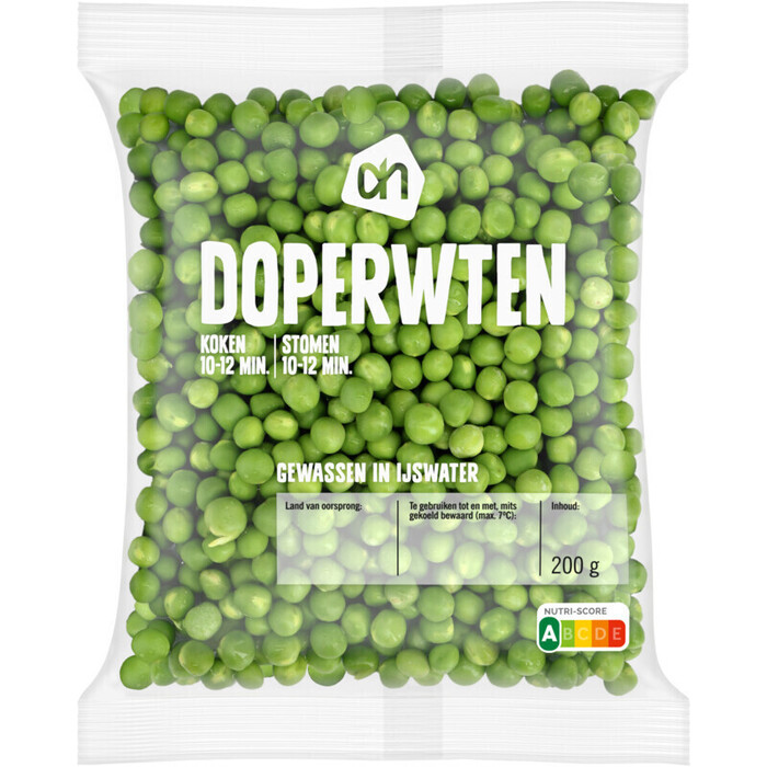 Doperwten (zak, 200g)