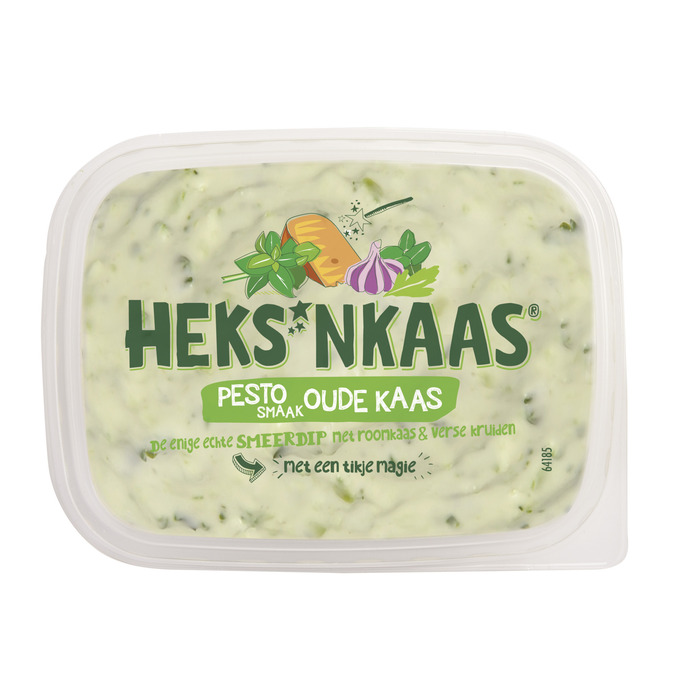 HEKS'NKAAS® Pestosmaak Oude Kaas 150 g (kuipje, 150g)