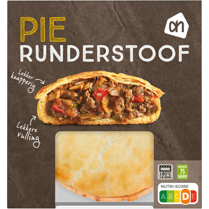 AH Pie runderstoof ui (250g)
