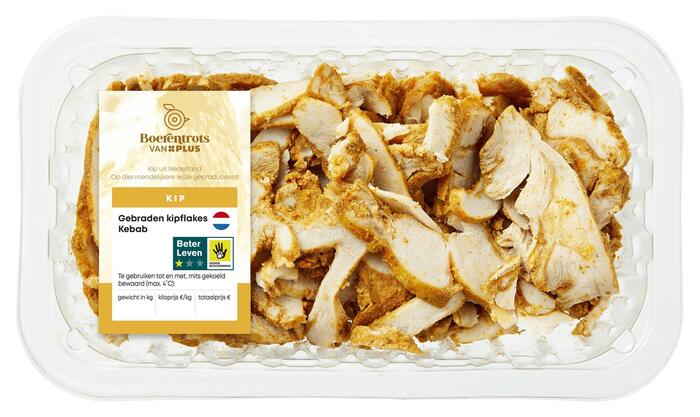 PLUS Boerentrots Gebraden kipflakes kebab
