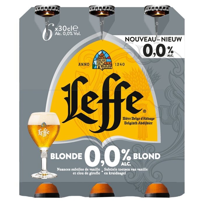Leffe Blond 0.0% (Set, 30cl)