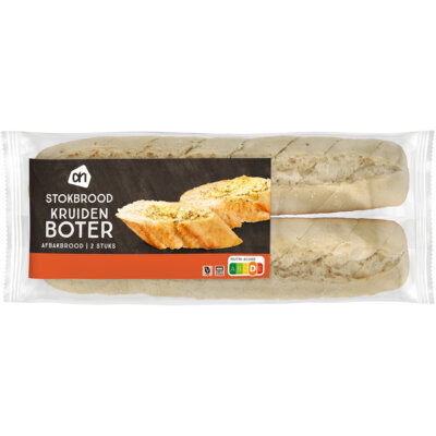 AH BASIC Stokbrood met kruidenboter (350g)