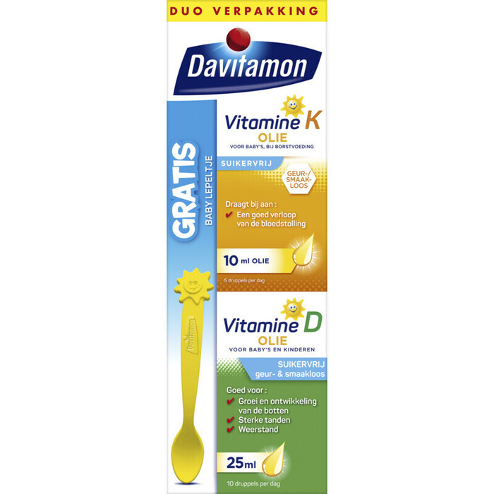 Davitamon Baby eerste vitamines D + K (35ml)