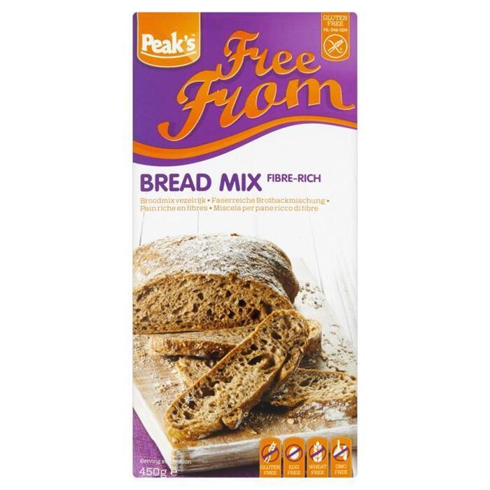 Glutenvrije Broodmix vezelrijk (450g)