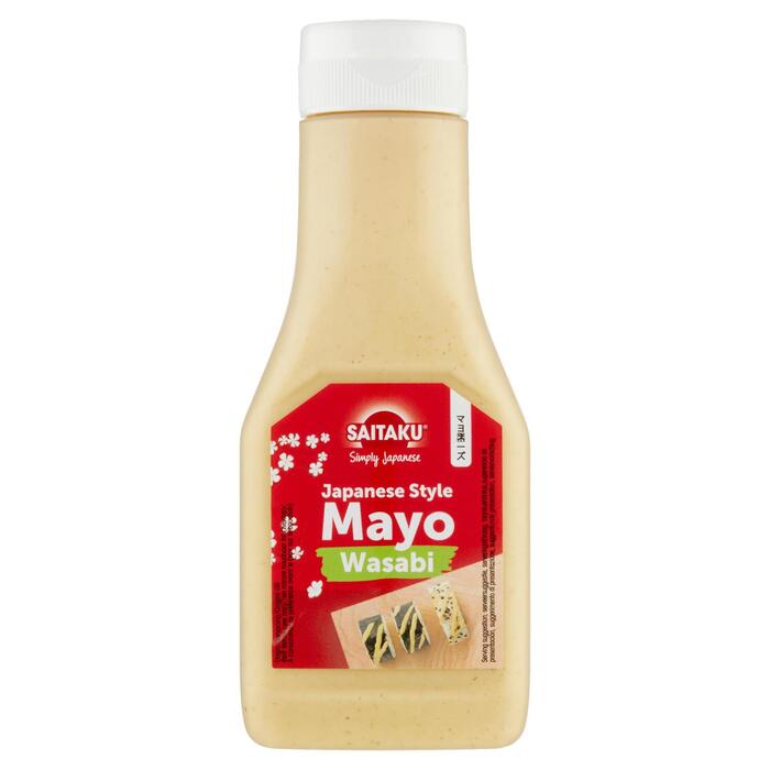 Saitaku Wasabi mayo squeeze (Fles, 160g)