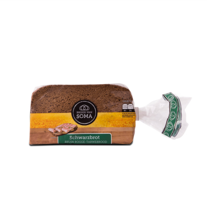 Schwarzbrot Roggebrood (Zak, 400g)