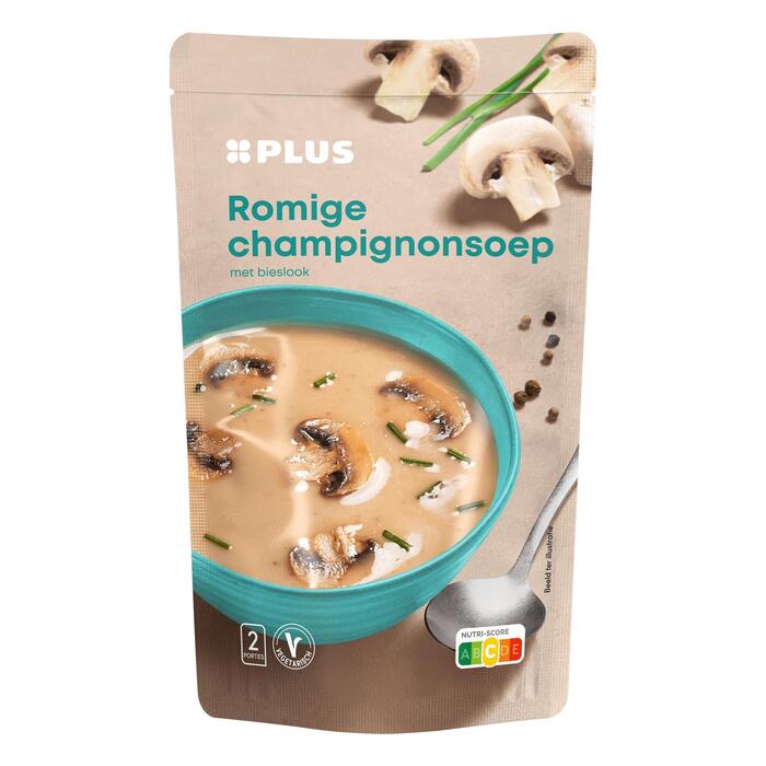 Soep in zak champignonsoep (Zak, 0.57L)