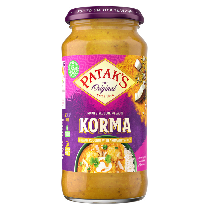 Patak's curry sauce Korma 450g (450g)