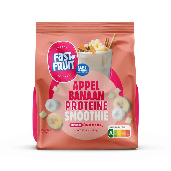 Fast Fruit Appel banaan proteine smoothie (Zakje, 300g)