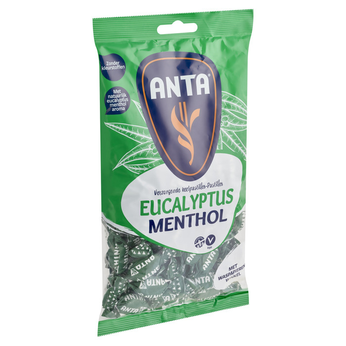 Anta Flu Verzorgende Keelpastilles-Pastilles Eucalyptus Menthol 275g (Zak, 275g)
