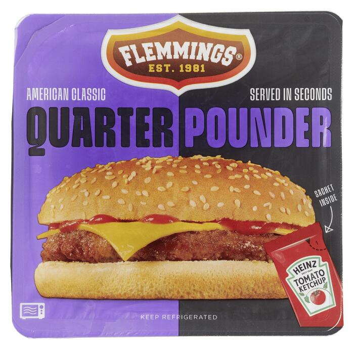 Quarter pounder flamegrilled (193g)