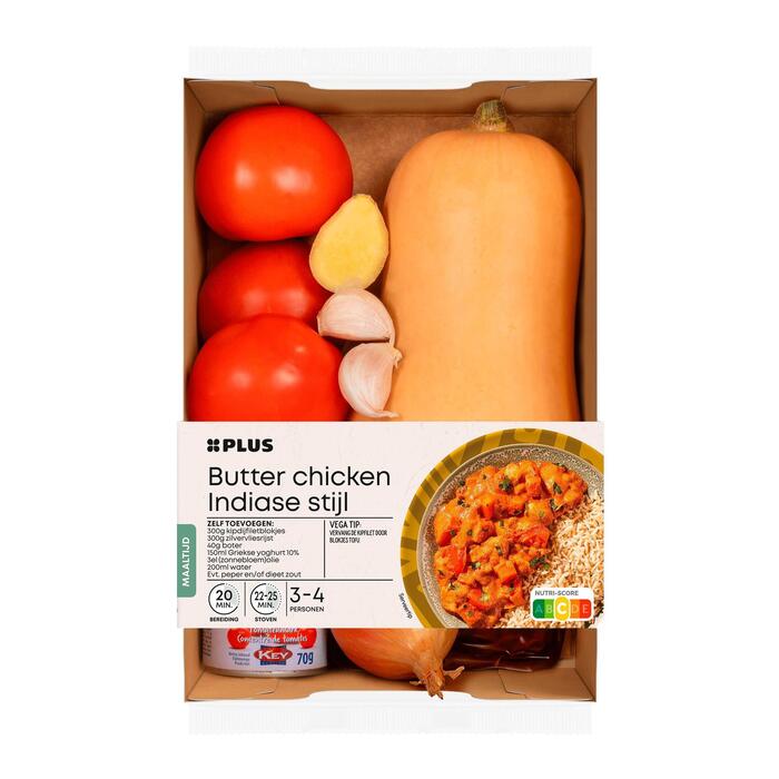 PLUS Verspakket Indiase butter chicken