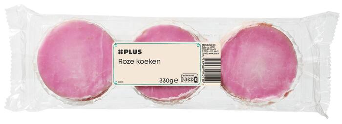 Roze koeken (6 × 37g)