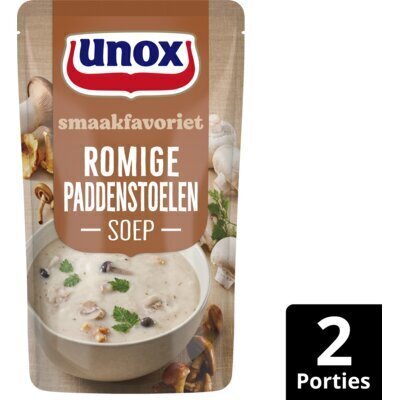 Unox Soep in zak bospaddenstoelensoep (zak (overig), 0.57L)