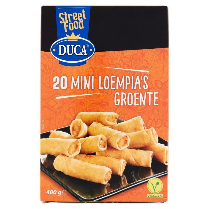 Mini loempia's 20 stuks (Stuk, 400g)
