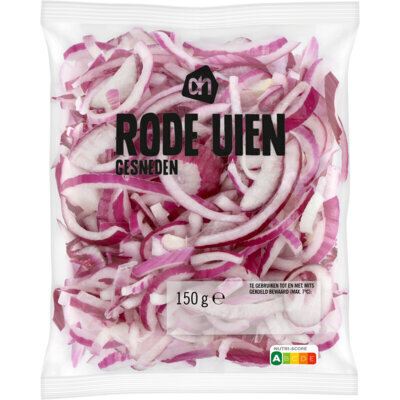 AH Gesneden rode uien (150g)