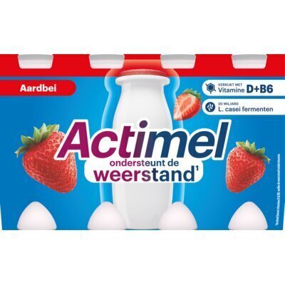 Drink aardbei 8 x 100 gram (Set, 8 × 100ml)