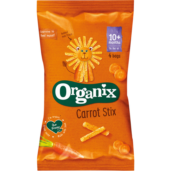 Organix Goodies Wortel Knabbels 12+M 4 x 15g (4 × 15g)