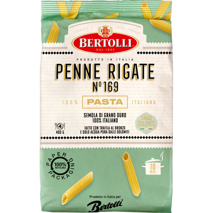 Bertolli Pasta penne rigate no 169 (400g)
