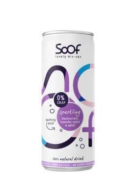 Soof Sparkling blackcurrant, lavender & apple (250ml)