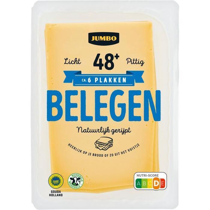 Jumbo Belegen Kaas 48+ Plakken 190 g (190g)