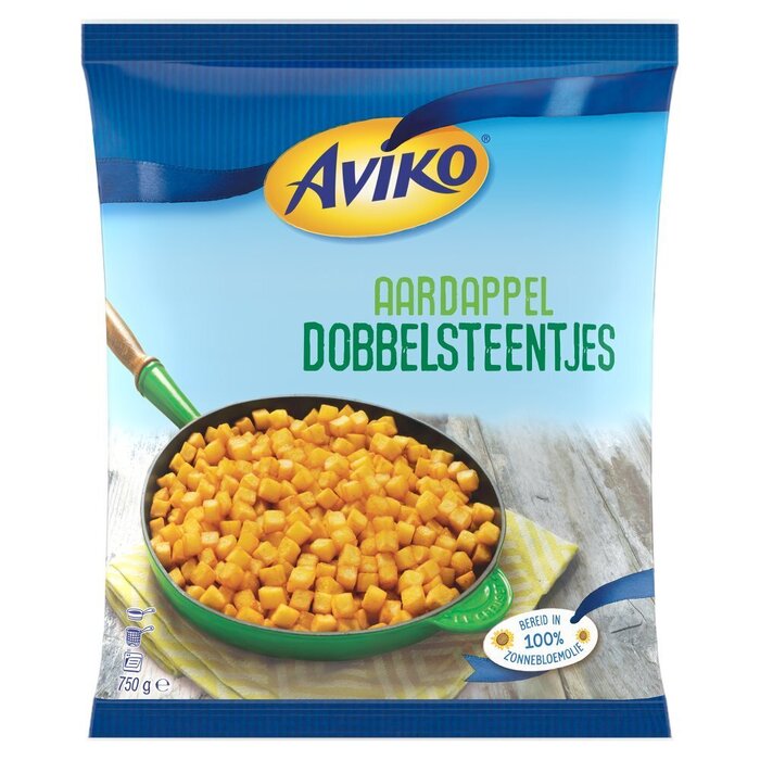 Aardappel Dobbelsteentjes (Zak, 750g)