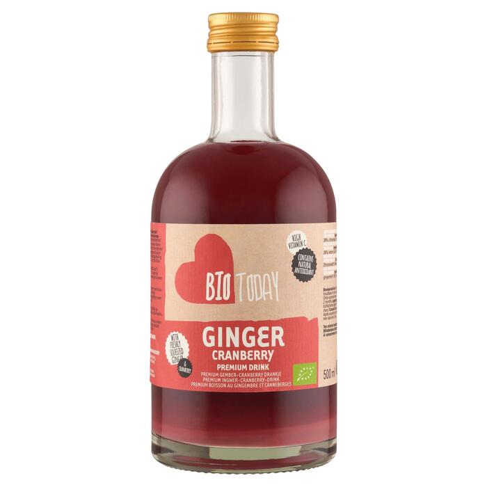 Bio Today Ging'r Cranberry 500ML (Fles, 0.5L)