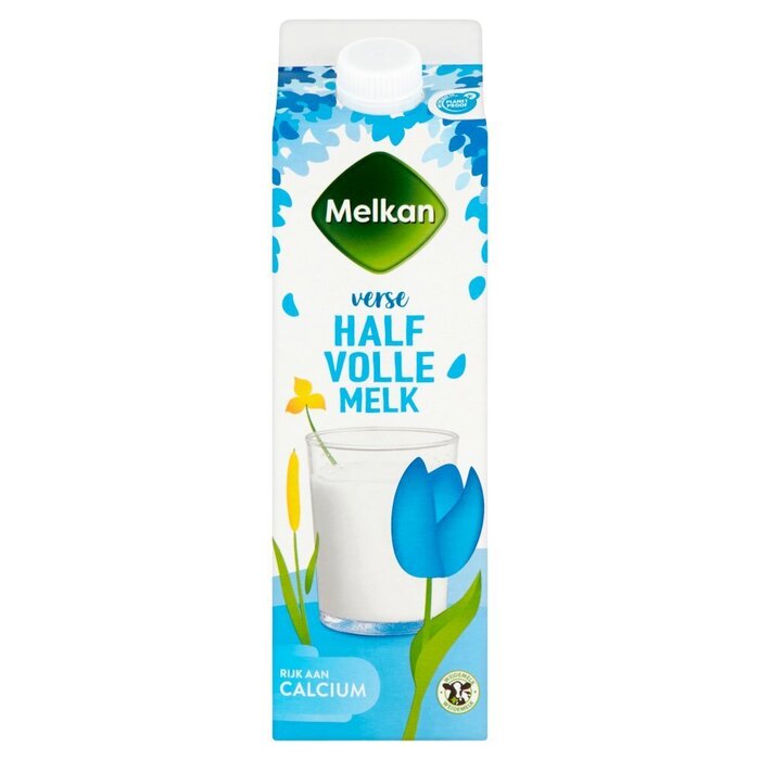 Melkan Halfvolle melk (1L)