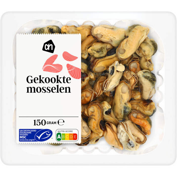AH Vers gekookt nl mosselvlees (150g)