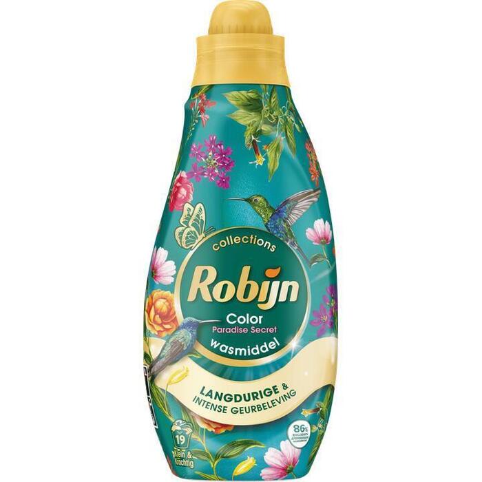 Robijn Wasmiddel klein & krachtig color paradise secret (0.66L)