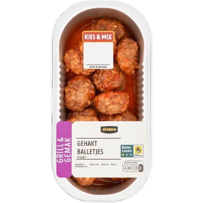 Jumbo Gehaktballetjes Pikant 194g (194g)