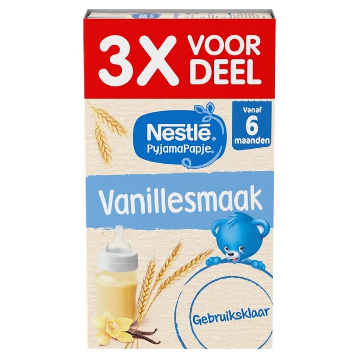 PyjamaPapje® Vanillesmaak 6+ baby pap (250ml)
