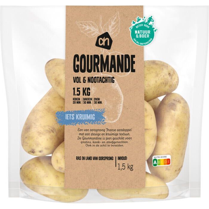 Pommes Gourmandine (zak, 1.5kg)