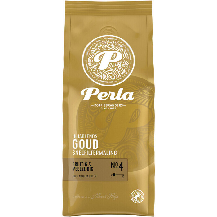 Perla Huisblends Goud snelfiltermaling (250g)