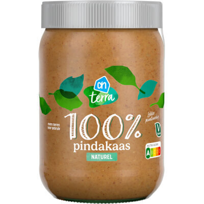 AH Terra 100% pindakaas naturel (600g)