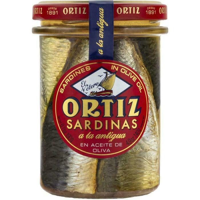 Ortiz Sardines glas (190g)