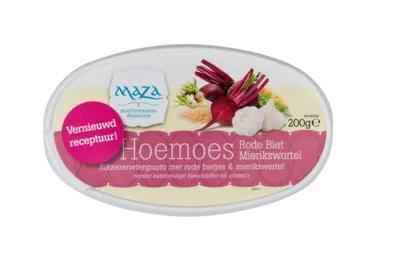 Hoemoes met rode biet (bak, 200g)