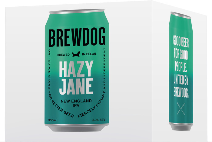 Brewdog Hazy Jane 5% fles 4 x 33 cl (1.32L)
