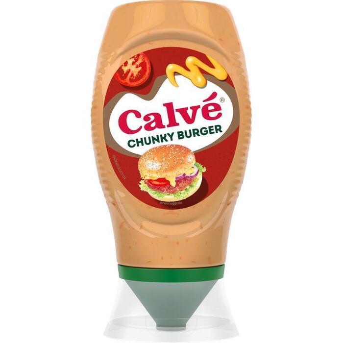 Calvé Knijpfles Chunky Burger Saus 250 ml (250ml)