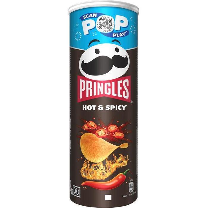 Pringles, Hot & Spicy (buis, 165g)