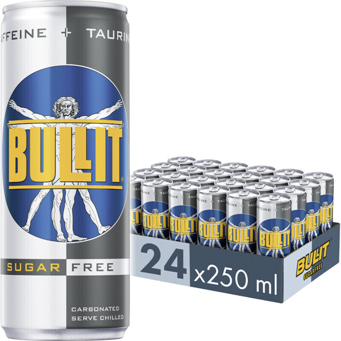 Bullit Sugarfree 6-pack (24 × 250ml)