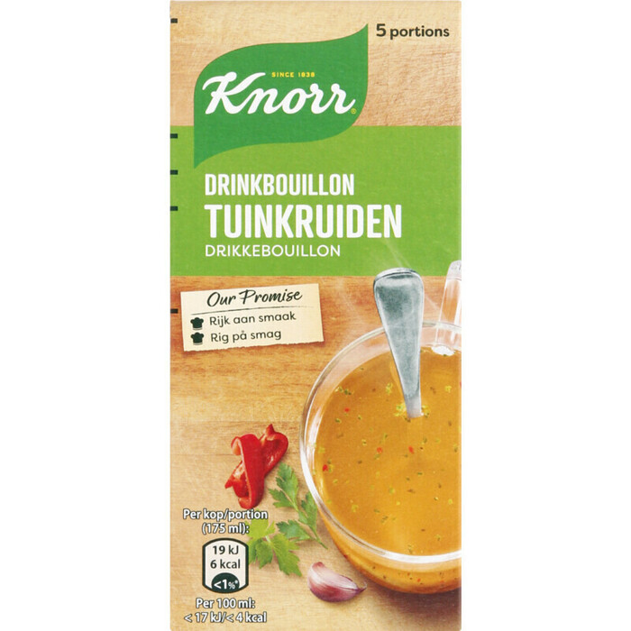 Knorr Drinkbouillon Tuinkruiden 120g (5 × 4g)