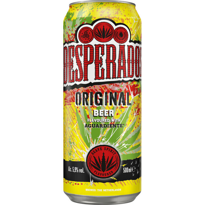 Desperados Original bier 4-pack (blik, 0.5L)