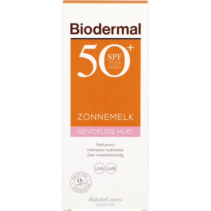 Biodermal Gevoelige huid melk SPF 50+ (200ml)
