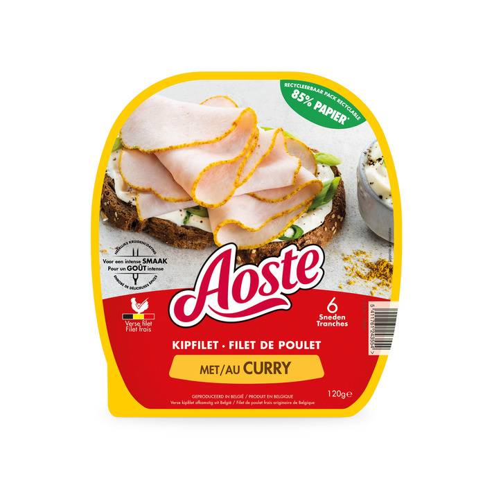 Kip met Curry (pakje, 6 × 20g)