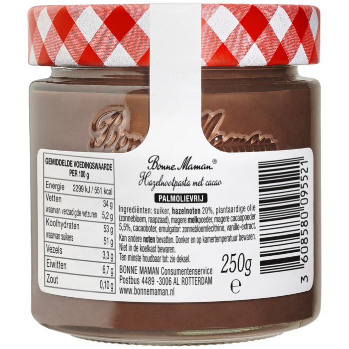 Bonne Maman Hazelnootpasta (Pot, 250g)