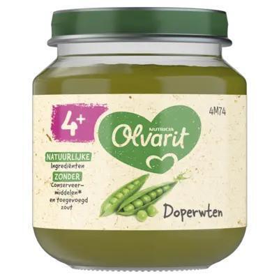 Doperwten 4 mnd (Pot, 125g)